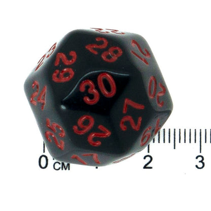 D30 - Spin Down - Black (Red)