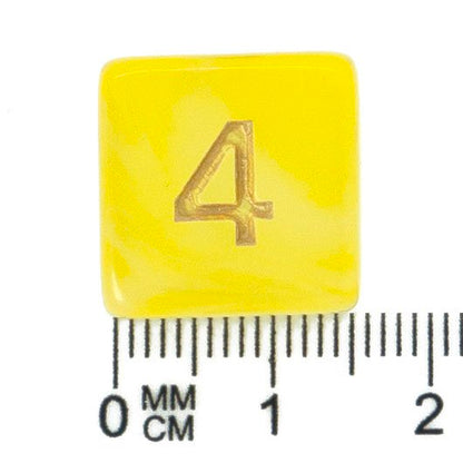 7 Dice Poly Set - Soapstone Yellow