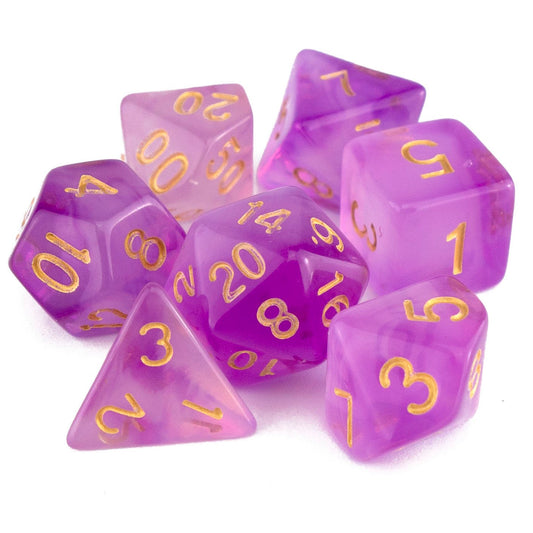 7 Dice Poly Set - Soapstone Purple