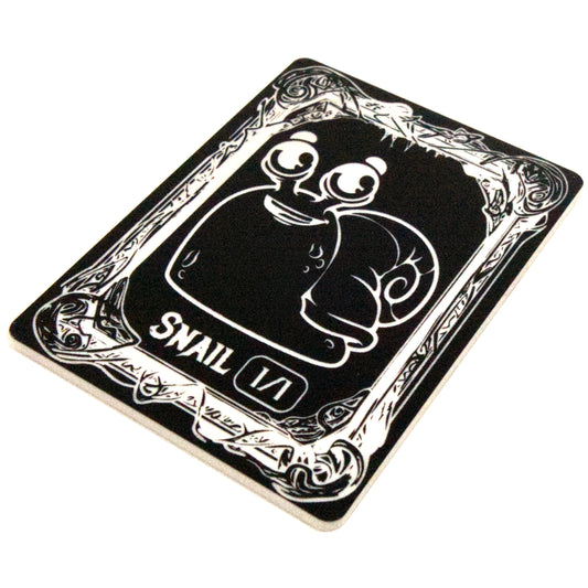 Acrylic Token - Snail 1/1 - White (Black)