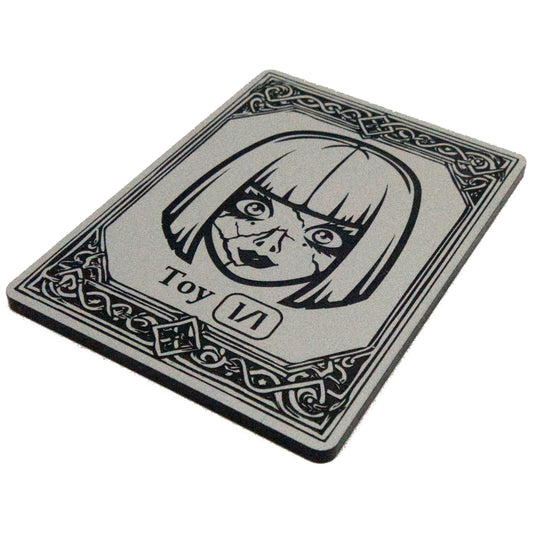 Acrylic Token - Toy 1/1 - Black (Silver)
