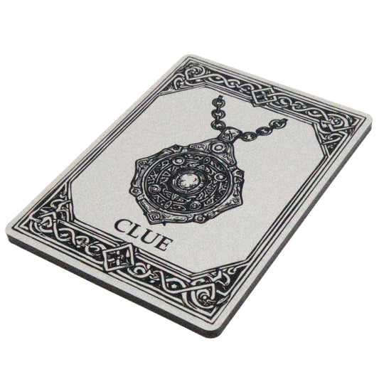 Acrylic Token - Clue - Black (Silver)