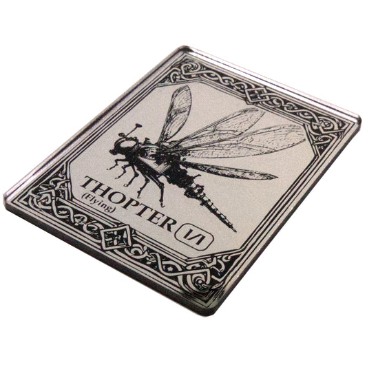 Acrylic Token - Thopter 1/1 F - Mirror Silver