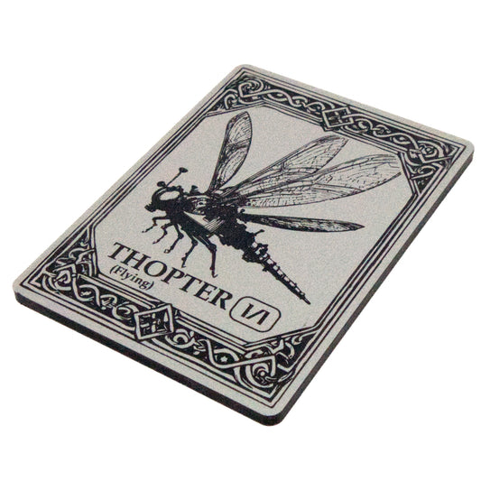 Acrylic Token - Thopter 1/1 F - Black (Silver)