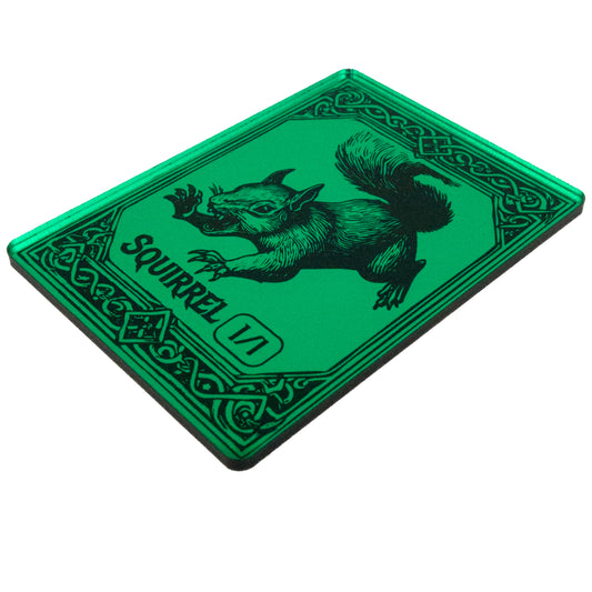 Acrylic Token - Squirrel 1/1 - Mirror Green