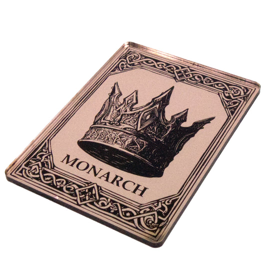 Acrylic Token - Monarch - Mirror Rose Gold