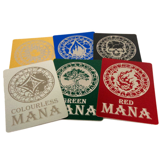 Metal Token - Mana Marker - Stone Full Set x6