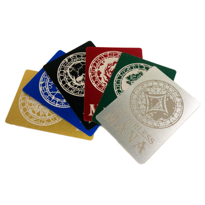 Metal Token - Mana Marker - Stone Full Set x6