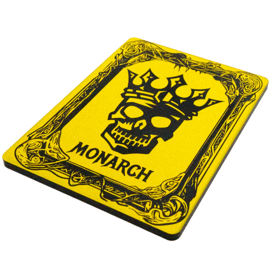 Acrylic Token - Monarch - Black (Yellow)
