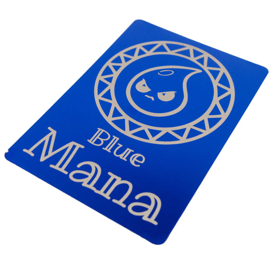 Metal Token - Mana Marker - Cute Drop Blue