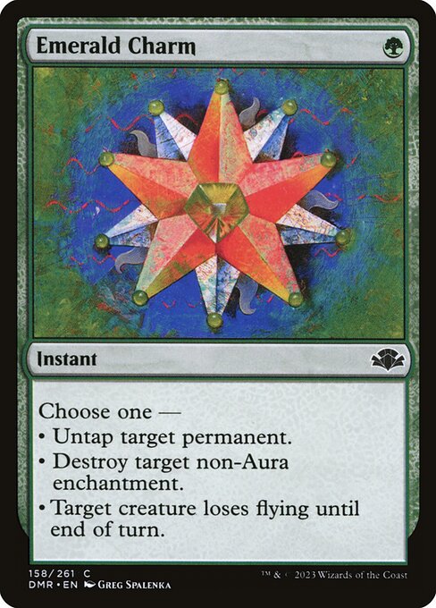 Altered Art - Emerald Charm (Commission)
