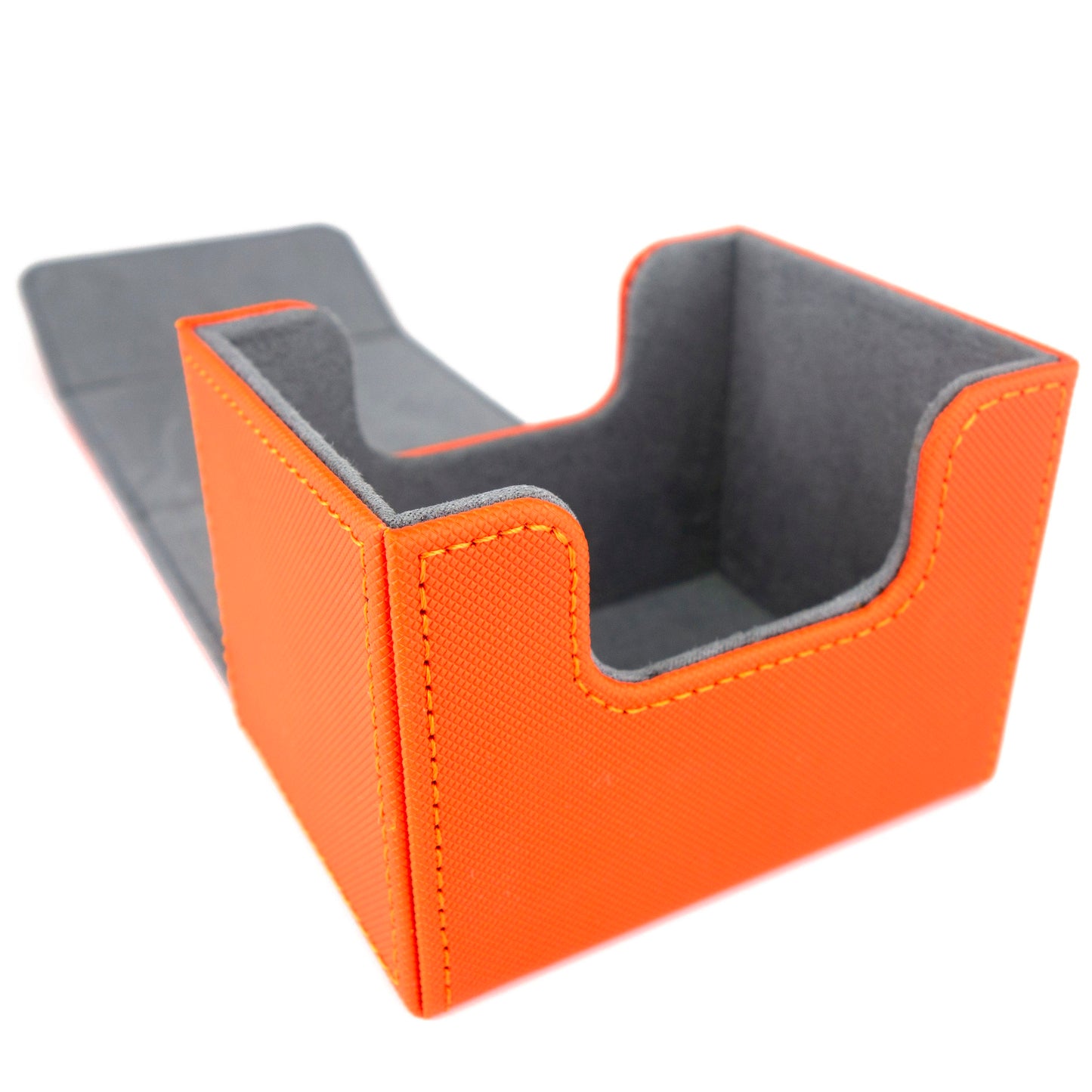 Deck Box - 100 Card Sideload - Orange (Grey)